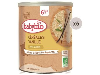 MAXI LOT Céréales vanille avec quinoa - 6 x 220 g