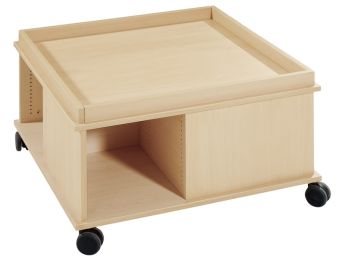 MOBIELE ACTIVITEITENTAFEL MET RANDEN zonder deurtjes