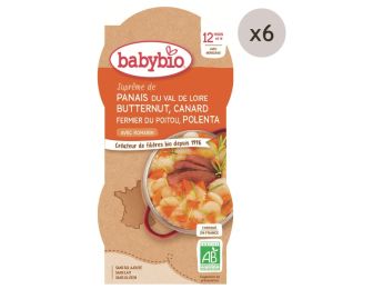 MAXI LOT BOLS Panais, butternut, canard et polenta - 12 x 200 g