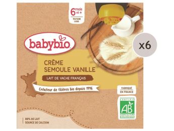 MAXI LOT CREME SEMOULE VANILLE - 24 x 85 g