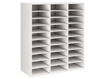 GEMELAMINEERD MEUBEL H: 118 cm - L: 105 cm 27 plankjes