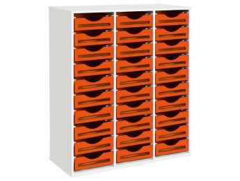 MÖBELSTÜCK MIT MELAMINBESCHICHTUNG H: 118 cm - L: 105 cm SET Stopperschienen...