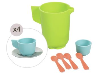 DÎNETTE WESCOOK Bioplastique Service café pour 4 personnes