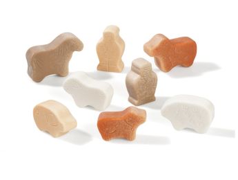 MINI-WERELD VAN STEEN Boerderijdieren