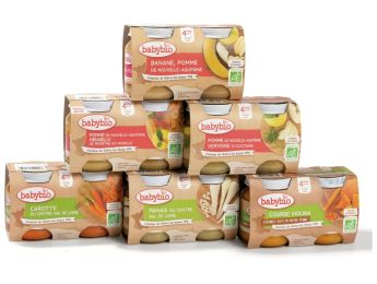 MAXI LOT PETITS POTS BIO DÉBUT DE LA DIVERSIFICATION - 12 x 130 g