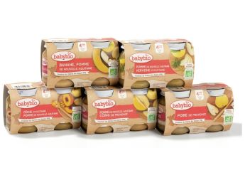 MAXI LOT PETITS POTS BIO 1 SEMAINE FRUITS - 12 x 130 g