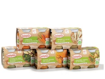MAXI LOT PETITS POTS BIO 1 SEMAINE LÉGUMES - 12 x 130 g