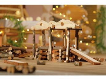 JEU DE CONSTRUCTION EN BOIS NATUREL