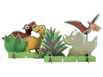 PUZZLE 3D 2-EN-1 Les dinosaures
