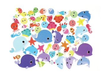 GOMMETTES THÉMATIQUES ULTRA GÉANTES Sous la mer
