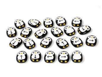 Kieselsteine Pinguine