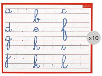 WRITING BOARD MAXI PACK Lower case letters