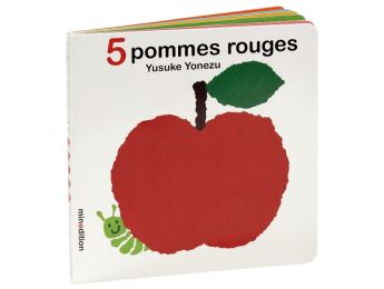 LIVRE ANIMÉ 5 pommes rouges