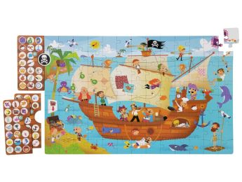 PUZZLE OBSERVATION Le bateau de pirate