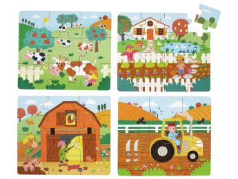 COFFRET PUZZLES ÉVOLUTIFS La ferme