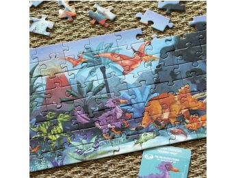 PUZZLE GÉANT PHOSPHORESCENT Dinosaures