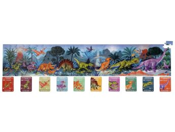 PHOSPHORESZIERENDES RIESENPUZZLE Dinosaurier