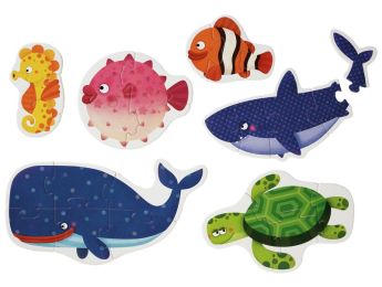PUZZLES PROGRESSIFS Animaux marins