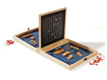 WOODEN BATTLE SHIP