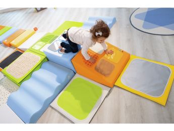 SENSORY BABImoduli Trapezio con superfici variegate