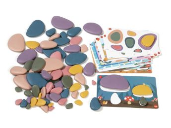 GALETS MULTI-ACTIVITÉS ARC-EN-CIEL pastels