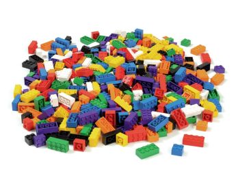 PETITES BRIQUES DE CONSTRUCTION ÉCO-CONÇUES 500 pièces
