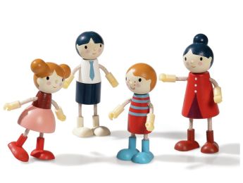 HOLZFIGUREN Die Familie