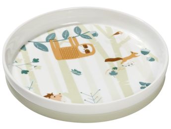 VAISSELLE PORCELAINE ANTIDÉRAPANTE À MOTIFS Assiette plate