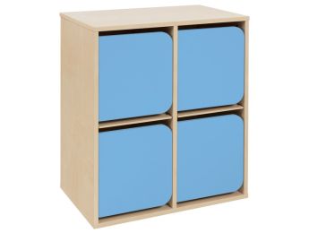 FACH MIT TÜREN Vesti'Bulle 4 Fächer H: 81 cm