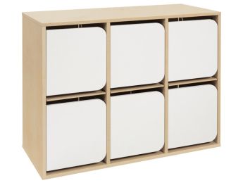 FACH MIT TÜREN Vesti'Bulle 6 Fächer H: 81 cm