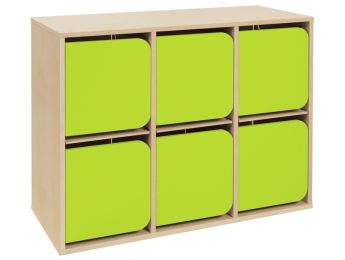 FACH MIT TÜREN Vesti'Bulle 6 Fächer H: 81 cm