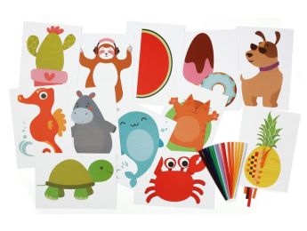 KIT CRÉATIF CARTES À TISSER Été