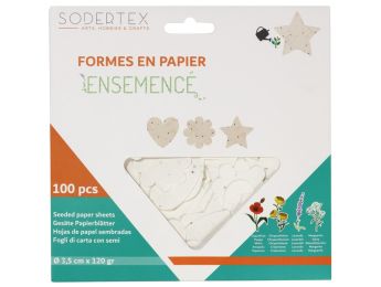 SAMENPAPIERBÖGEN Verschiedene Motive