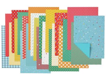 FEUILLES DE PAPIER FANTAISIE 80 g Cœurs et étoiles