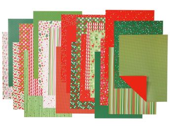 FEUILLES DE PAPIER FANTAISIE 170 g Noël