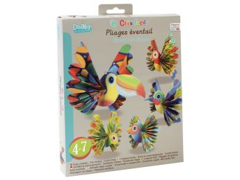 KIT CRÉATIF PLIAGE Oiseaux exotiques
