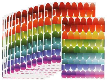 REGENBOOGSTICKERTJES Schubben