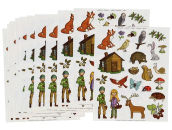 GOMMETTES THÉMATIQUES En forêt