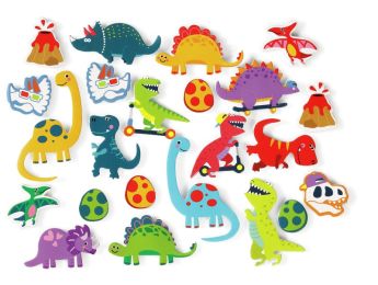 GOMMETTES EN MOUSSE Dinosaures