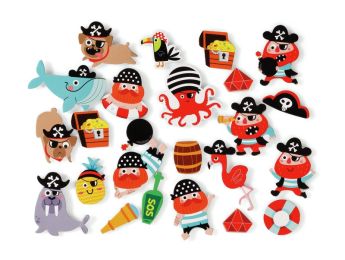 GOMMETTES EN MOUSSE Pirates
