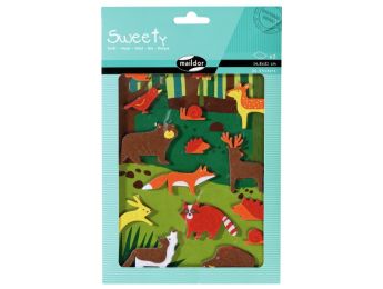 GOMMETTES EN FEUTRINE Forêt