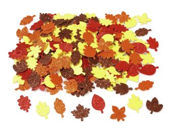 GOMMETTES EN MOUSSE PAILLETÉE Automne