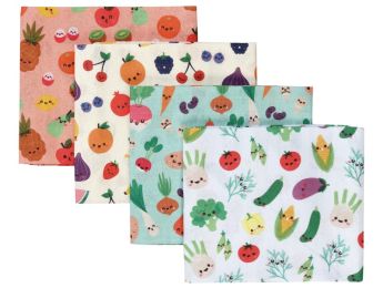 COUPONS DE TISSU IMPRIMÉ Fruits et légumes