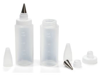 BOUTEILLES SOUPLES AVEC DOUILLES INOX