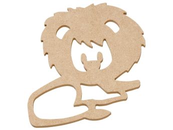 GRAND SUPPORT PLAT À DÉCORER Lion