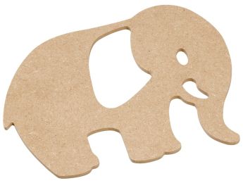 GRAND SUPPORT PLAT À DÉCORER Éléphant