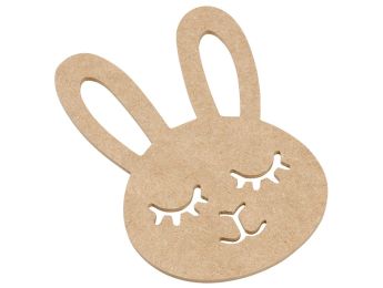 GRAND SUPPORT PLAT À DÉCORER Lapin