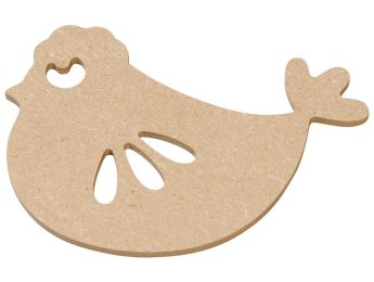SUPPORT PLAT À DÉCORER Poule