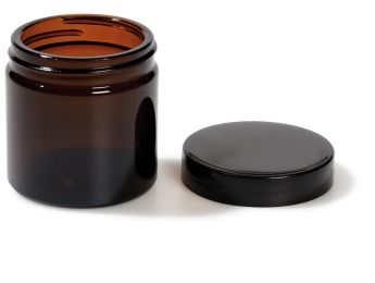 POMMADIER EN VERRE AMBRÉ 60 ml