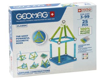 CONSTRUCTION MAGNÉTIQUE Géomag Classic 25 pièces